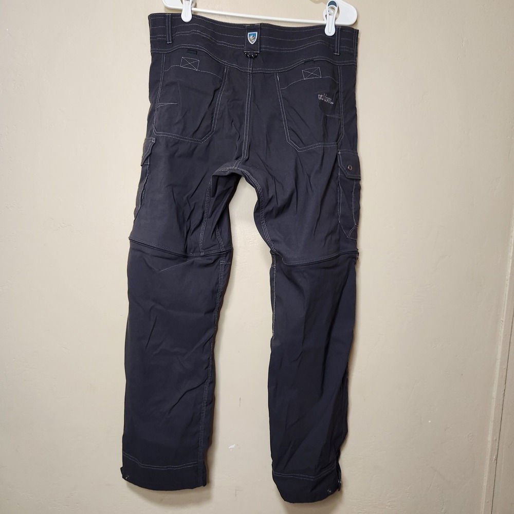 Kuhl Renegade Convertible Hiking Pants Mens Size 36x30 Gray - Picture 8 of 10